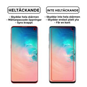 2-pack Heltäckande Galaxy S22 Skärmskydd Nanoedge