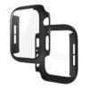 Apple watch 7 41mm skal case med tempererat glas svart
