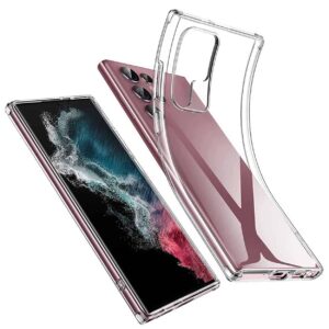 Galaxy S22 Ultra Skal Genomskinligt Transparent Tunt