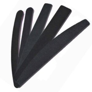 Dubbelsidiga Nagelfilar 100/180 5-pack Nagelfil Svart