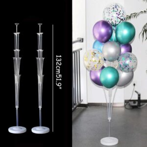 Ballongställ - 1,3m Hållare För 13 Ballonger 2-pack