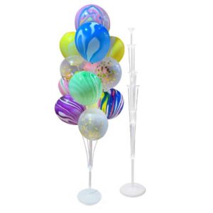 Ballongställ - 1,3m Hållare För 13 Ballonger 2-pack