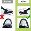 Skydd mot skoveck / gångveck på sneakers 2-pack vit