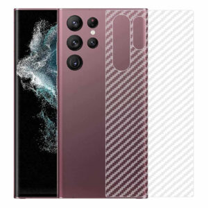 Galaxy S22 Skyddsfilm För Baksida Kolfiber Vinyl Skin