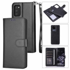 Samsung Galaxy S22 2-i-1 Magnetiskt Plånboksfodral Svart