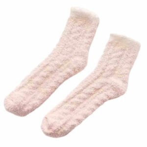 Lurviga Raggsockor - Plysch Varm Fleece Rosa