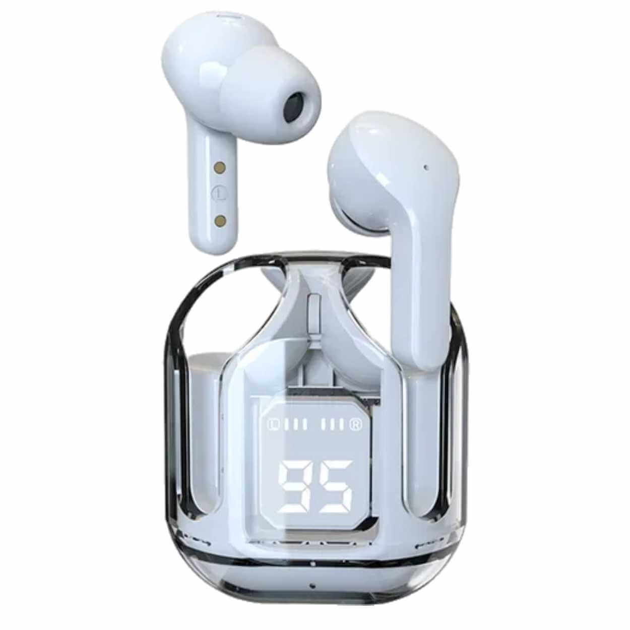 Air31 tws enc max bluetooth stereo in-ear hörlurar usb-c vit