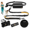 Midjebälte med Hundkoppel – Handsfree Joggingkoppel för Hund upp till 50 kg